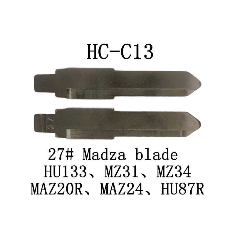 HC-C13 KD Flip Key For 27# Madza Blade MAZ20R MAZ24 HU87R HU133 MZ31 MZ34