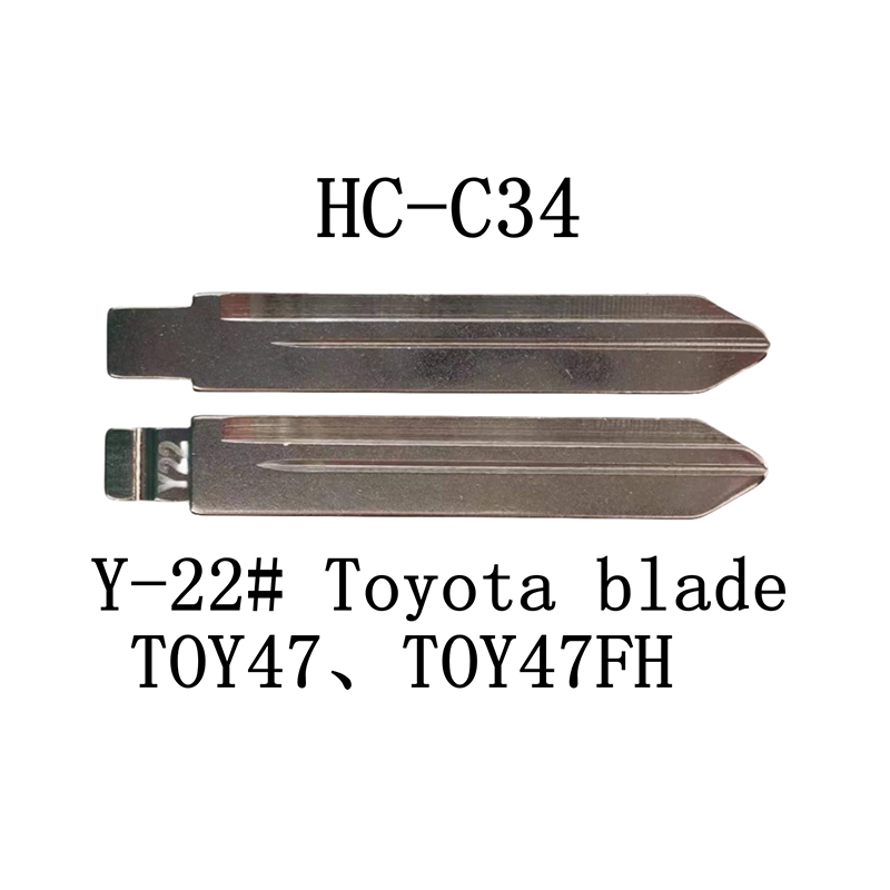 HC-C34 KD Flip Key For Y-22# Toyota Blade TOY47 TOY47FH