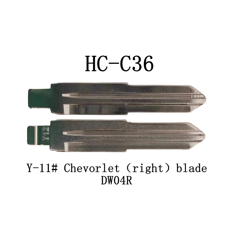 HC-C36 KD Flip Key For Y-12# Chevrolet(Right) Blade DW05R DW06 TOY47