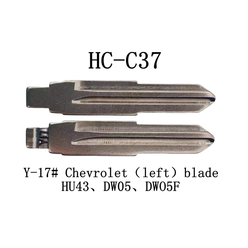 HC-C37 KD Flip Key For Y-17# Chevrolet(left) Blade HU43 DW05 DWO5F