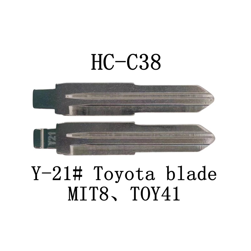 HC-C38 KD Flip Key For Y-21# Toyota Blade MIT8 TOY41