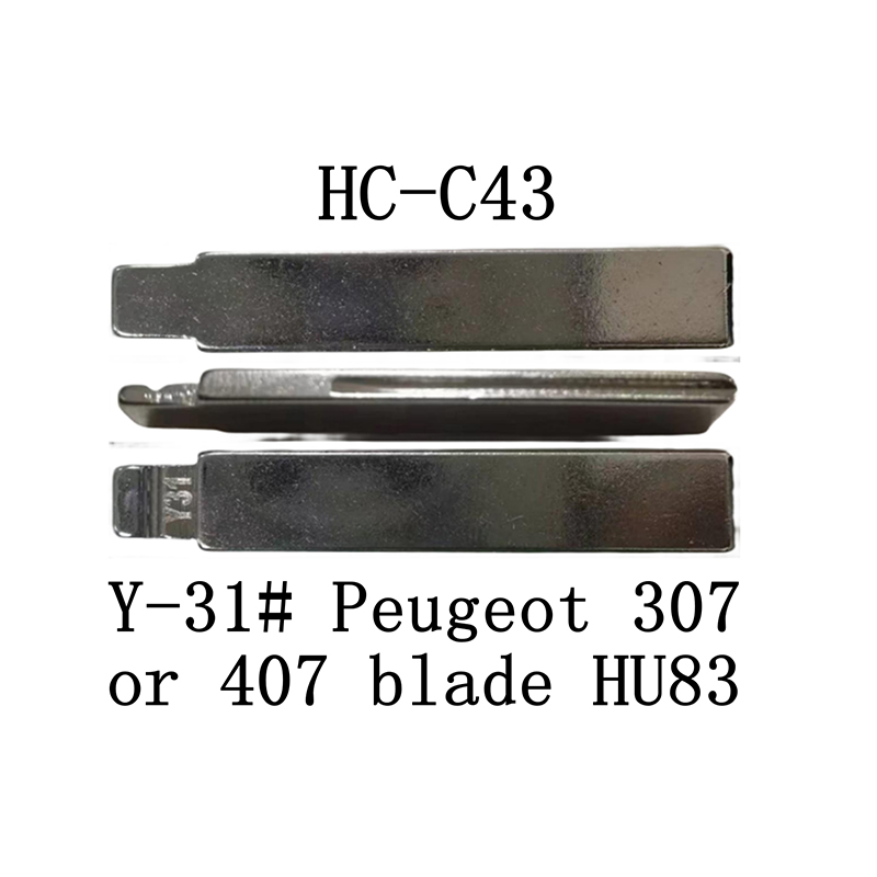 HC-C43 KD Flip Key For Y-31# Peugeot 307 or 407 Blade HU83