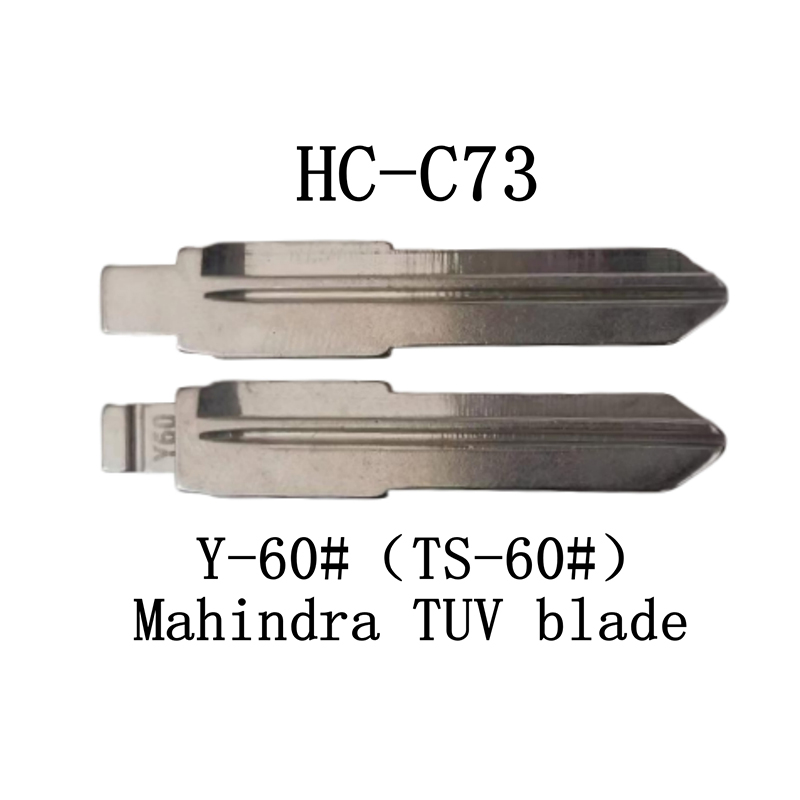 HC-C73 KD Flip Key For Y-60#（TS-60#）Mahindra TUV Blade