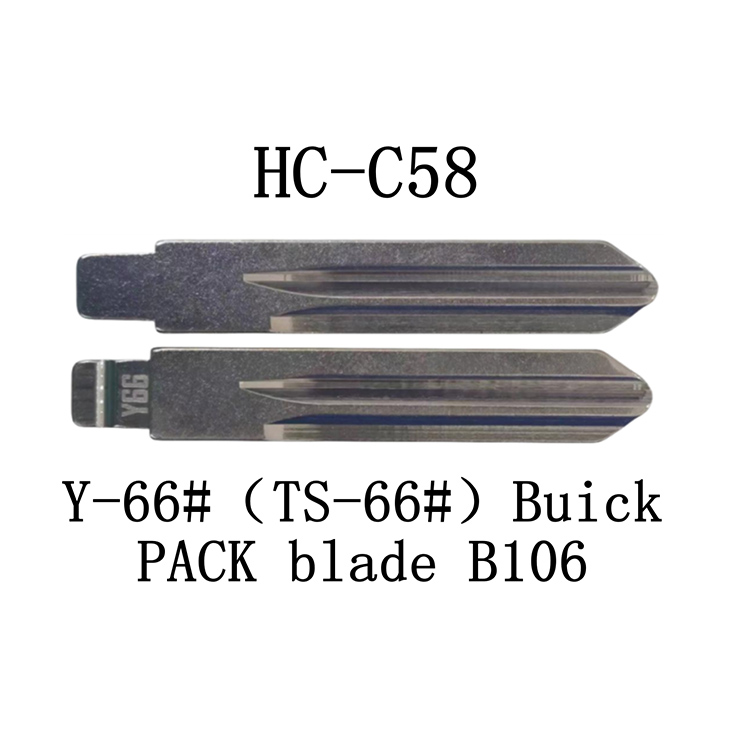 HC-C58 KD Flip Key For Y-66#（TS-66#）Buick PACK Blade B106