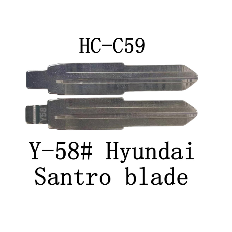 HC-C59 KD Flip Key For Y-58# Hyundai Santro Blade