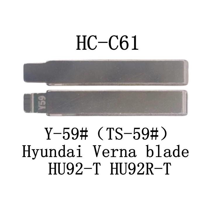 HC-C61 KD Flip Key For Y-59#（TS-59#）Hyundai Verna Blade HU92-T HU92R-T