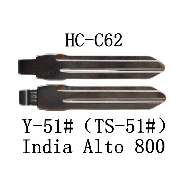 HC-C62 KD Flip Key For Y-51#（TS-51#）India Alto 800