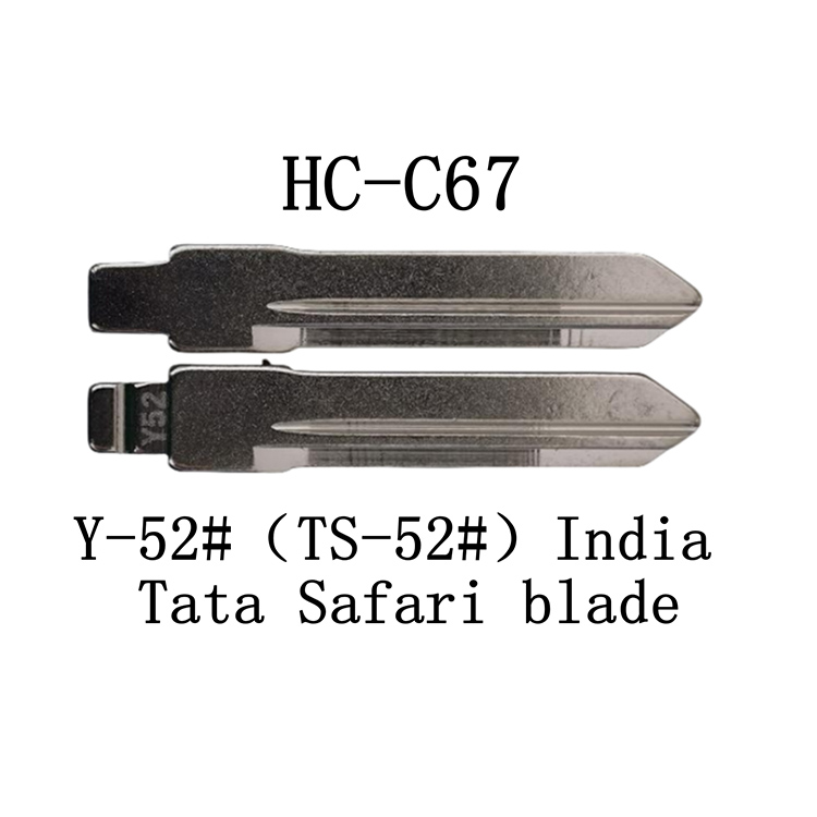 HC-C67 KD Flip Key For Y-52#（TS-52#）India Tata Safari Blade